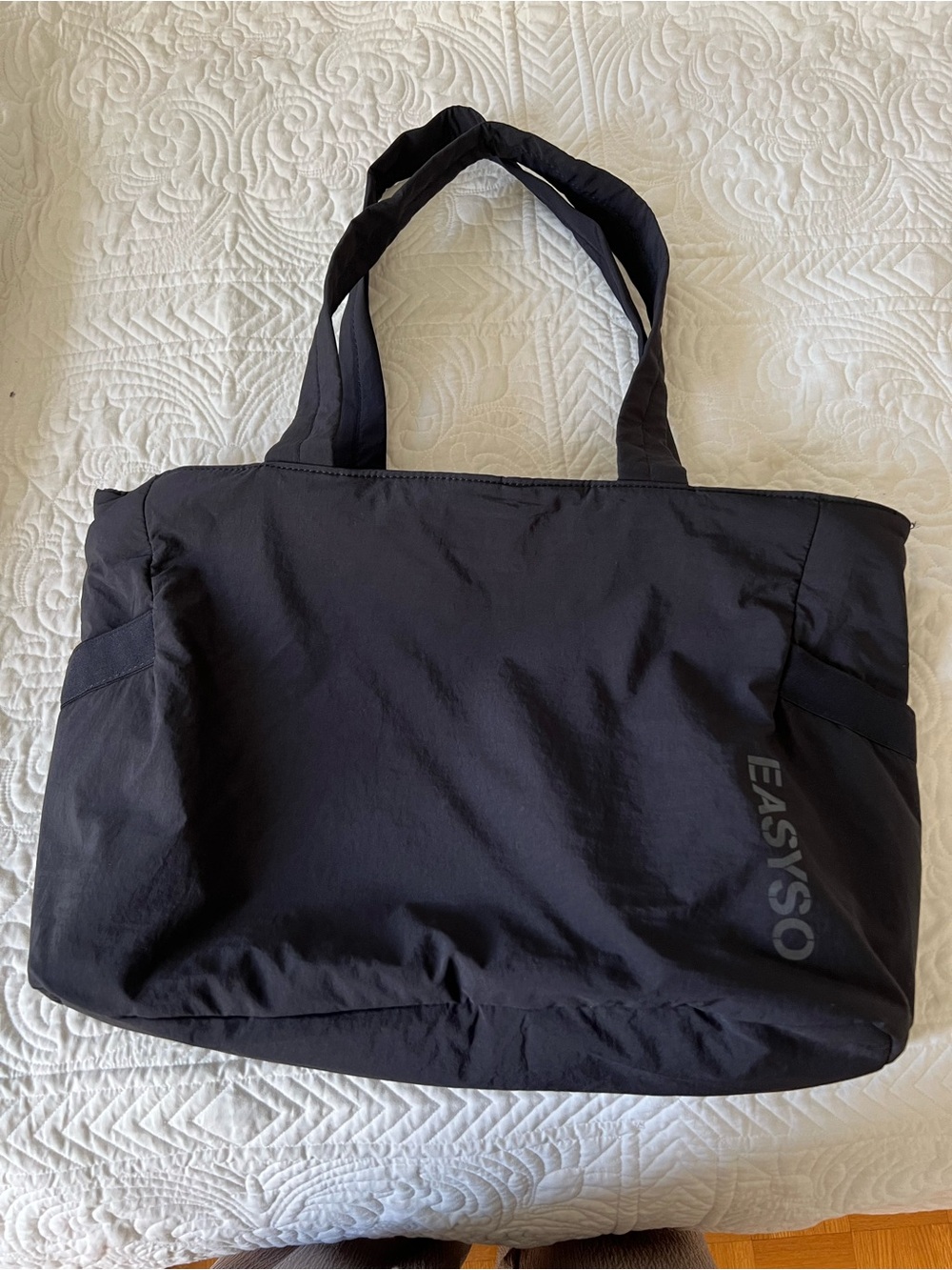 Black Men's Tote Bag